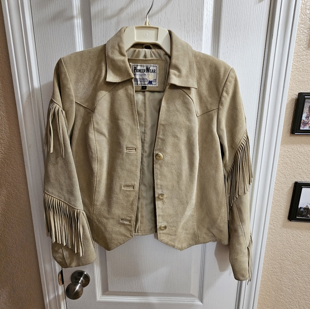Vintage Pioneer wear suede jacket